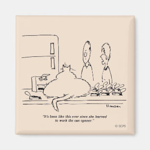 Fettkatze Magnet