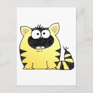 Fettkatze Postkarte