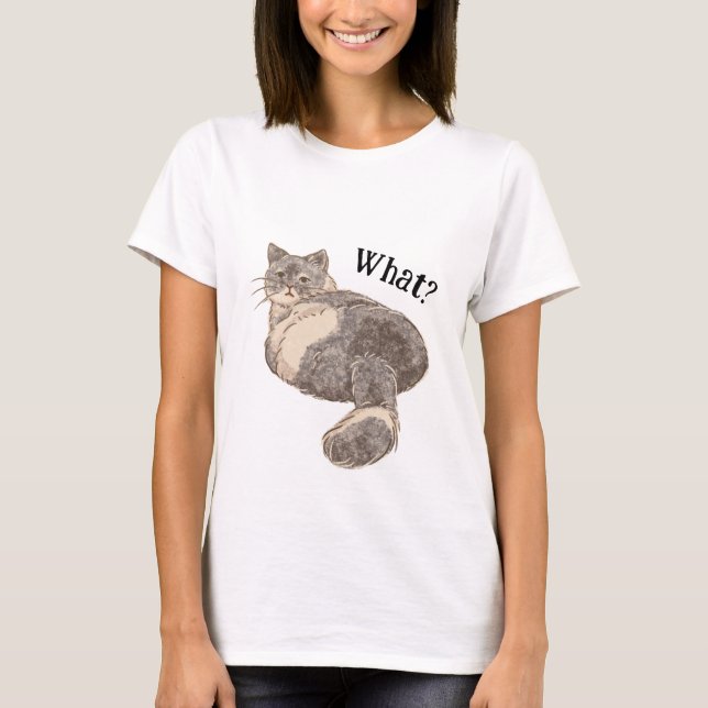 Fettkatze T-Shirt (Vorderseite)