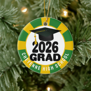 Fettklasse des Abschlusses 2026 Foto Keramik Ornament