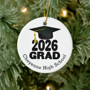 Fettklasse des Abschlusses 2026 Foto Keramik Ornament