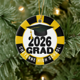 Fettklasse des Abschlusses 2026 Foto Keramik Ornament