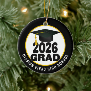 Fettklasse des Abschlusses 2026 Foto Keramik Ornament