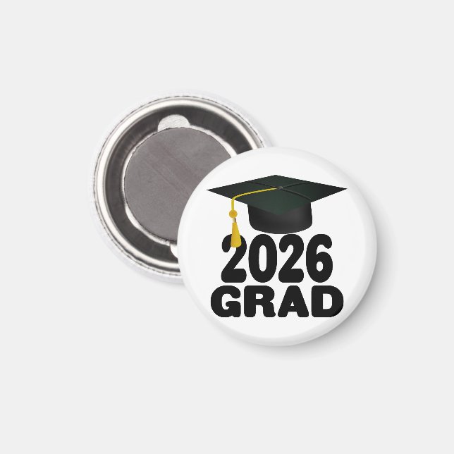 Fettklasse des Abschlusses 2026 Magnet (Vorderseite/Rückseite)