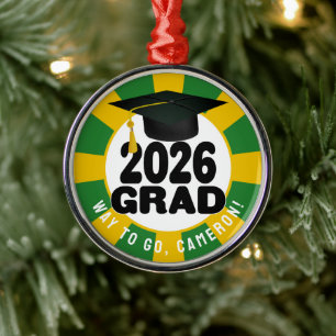 Fettklasse des Abschlusses 2026 Ornament Aus Metall