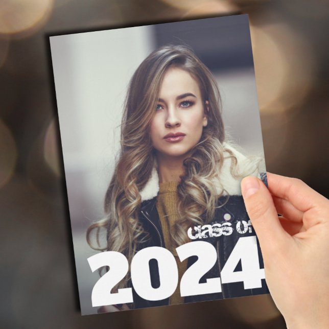Fettklasse des Fotos 2024 Abschluss Einladung (Von Creator hochgeladen)