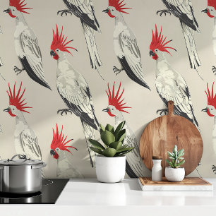 Fettküken auf neutraler Leinwand Tapete