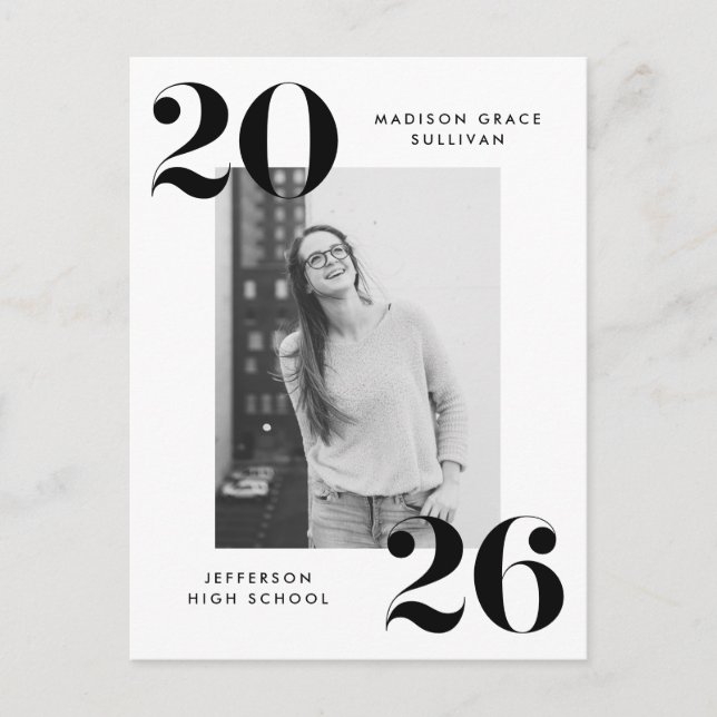 Fettleibiges Foto 2022 Einladungspostkarte (Vorderseite)