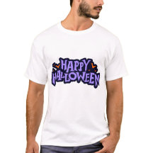Fettlila und orange Halloween-Fledermäuse-Grafik