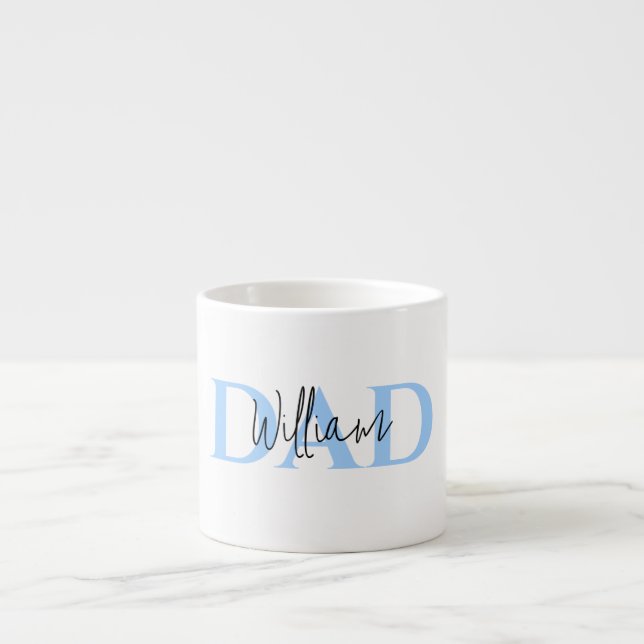 Fettpastel-VATER | Geschenk des modernen Vaters Espressotasse (Vorderseite)