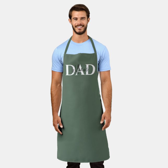 Fettpastel-VATER | Geschenk des modernen Vaters Schürze (Getragen)