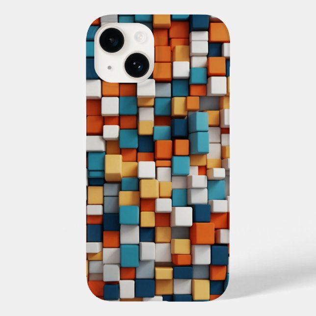 Fettquadrate Case-Mate iPhone 14 Hülle (Rückseite)