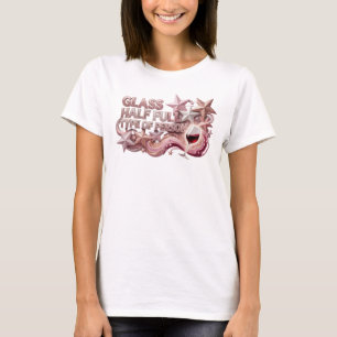 Fettrosa GLAS HALB VOLL-TYP Mensch Tee