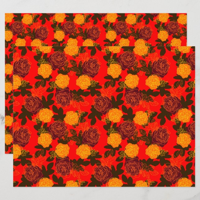 Fettrot bei Rose (Vorne/Hinten)