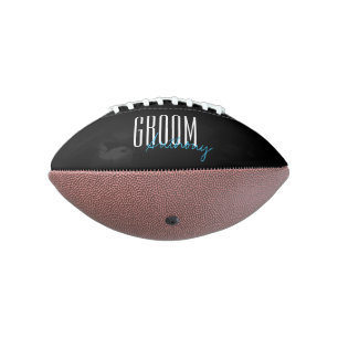 Fettschrift "Groom" Personalisiert Football