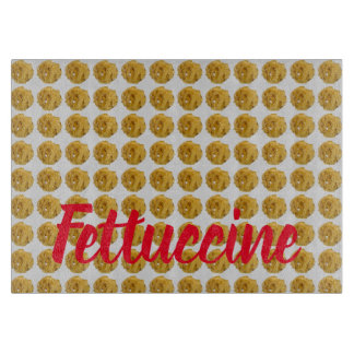 Fettuccine Pasta Nudelmuster für die Lebensmittelh Schneidebrett