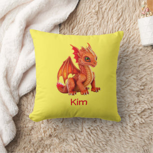 Feu Bébé Dragon Chinois Nouvel An Jeu Oreiller
