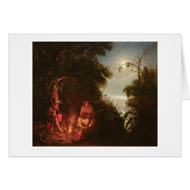 Feu de camp indien (2166A) (Devant horizontal)