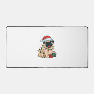 Feu de Noël Carlin de chapeau Noël Chiens