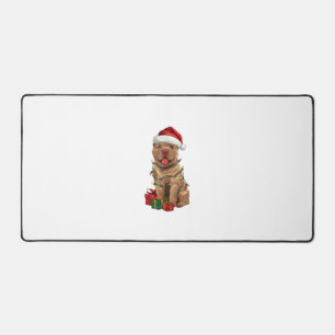 Feu de Noël Éclairage du chapeau de Noël Shar Pei