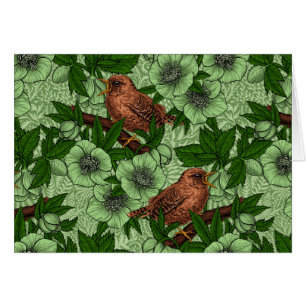 Feu et hellebore, vert clair