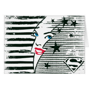 Feu Supergirl avec visage