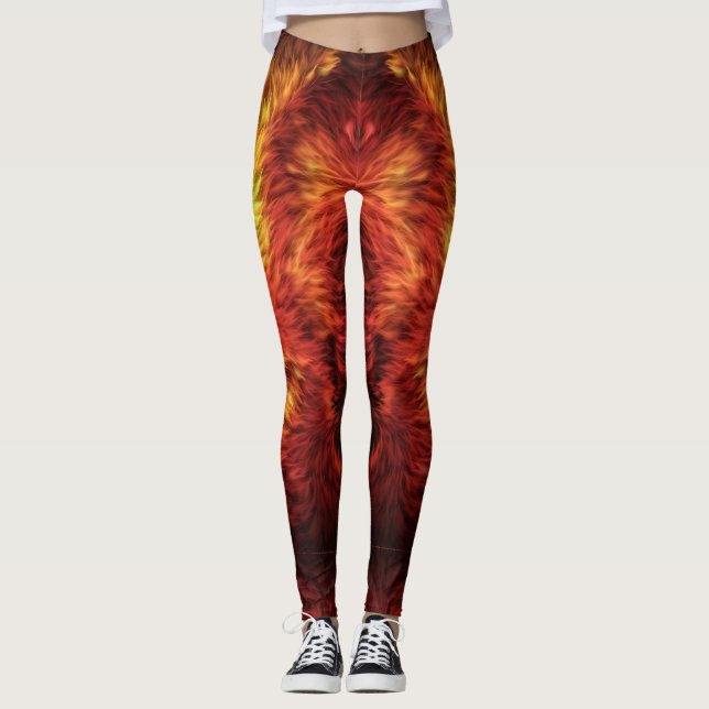 Feuer 1 Leggings (Vorderseite)