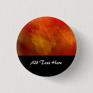 Feuer - Abstrakte Kunst in Orange, Gelb, Rot Button