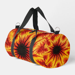 Feuer-Abstraktmuster-Gear-Tasche Weekender Duffle Bag