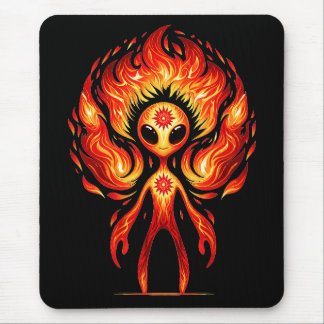 Feuer Alien Mousepad