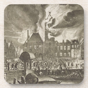 Feuer an alten AmsterdamRathaus, 165 am 17. Juli Untersetzer