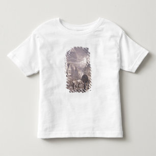 Feuer an alten Rathaus in Amsterdam Kleinkind T-shirt