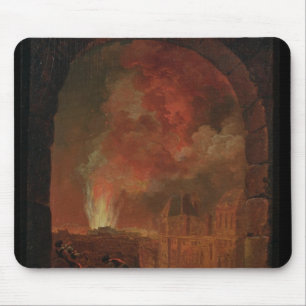 Feuer an der Oper des Palais Royal Mousepad