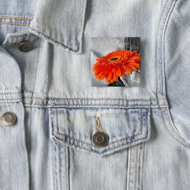 Feuer auf Blättern Button (Beispiel)