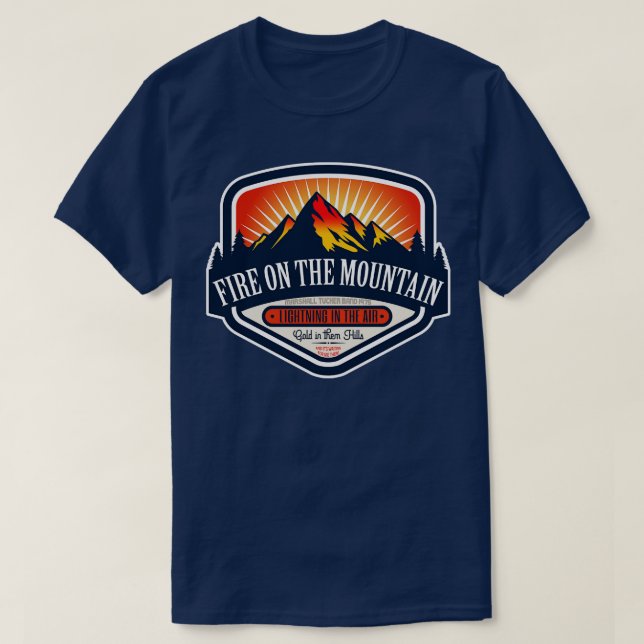Feuer auf dem Berg durch die Marshall-Tucker-Band T-Shirt (Design vorne)