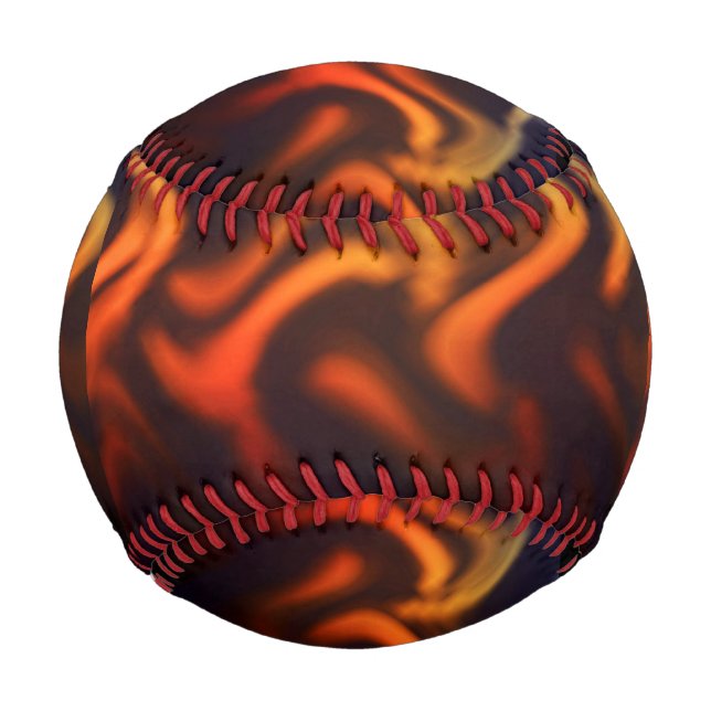 Feuer - Baseball-Design 2 Baseball (Rückseite)