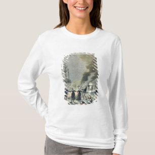 Feuer beleuchtet, um die Sommersonnenwende herein T-Shirt