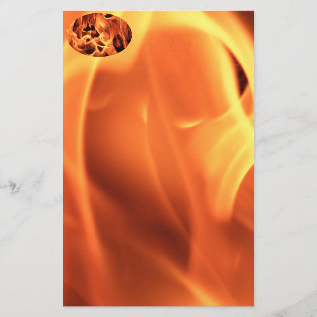 Feuer Briefpapier (Vorderseite)