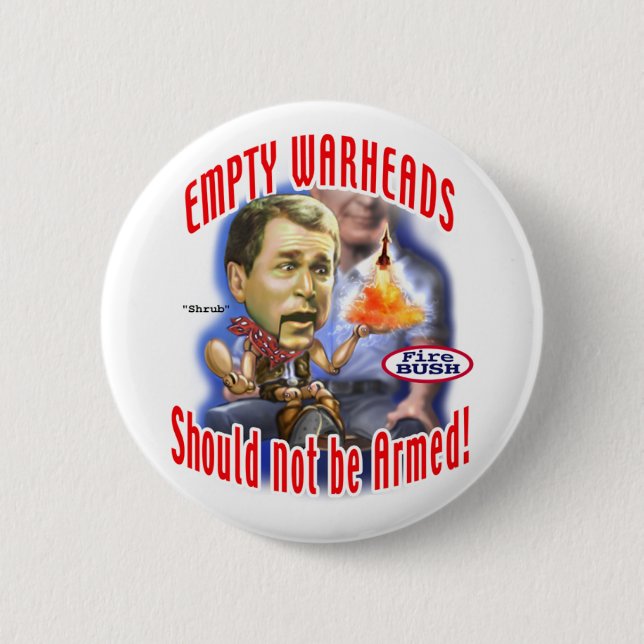 Feuer-Bush-Knopf Button (Vorderseite)