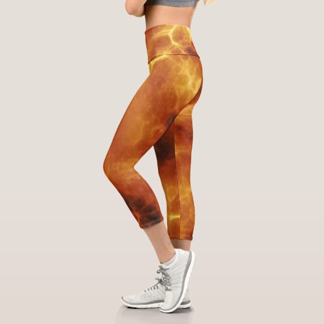 Feuer Capri Leggings (Links)