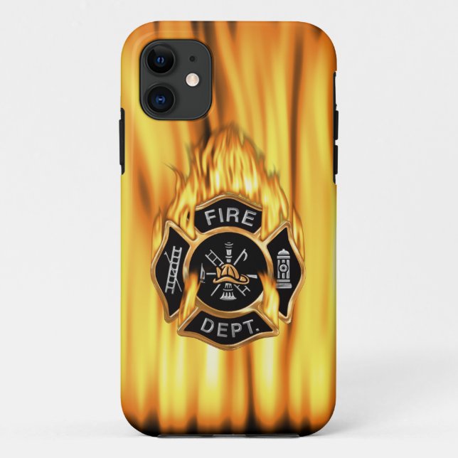 Feuer Case-Mate iPhone Hülle (Rückseite)