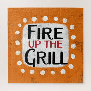 Feuer das Grill-Puzzle auf