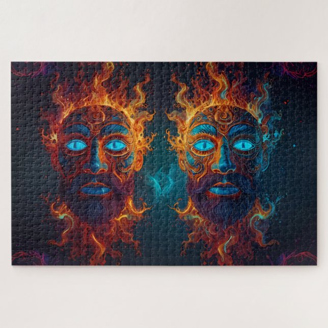 "Feuer der Götter" mit verschiedenen Gottheiten-Se (Horizontal)