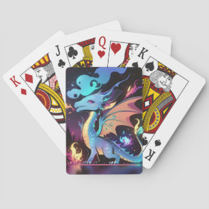Feuer des verzauberten Drachen Spielkarten