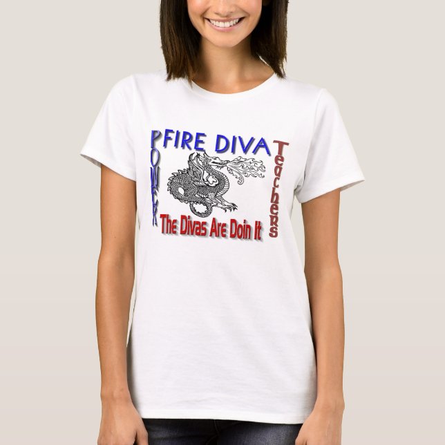 FEUER-DIVAS T-Shirt (Vorderseite)