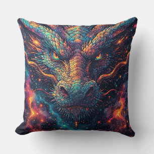 🔥 Feuer Drache Energie Mythologischer Wohndeko Kissen