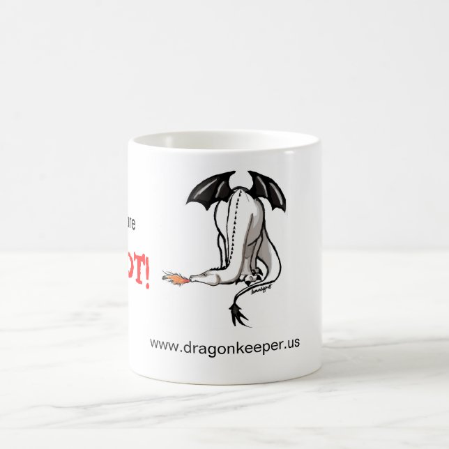 Feuer-Drache-Tasse Kaffeetasse (Mittel)