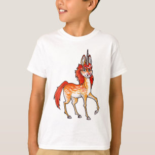 Feuer-Einhorn T-Shirt