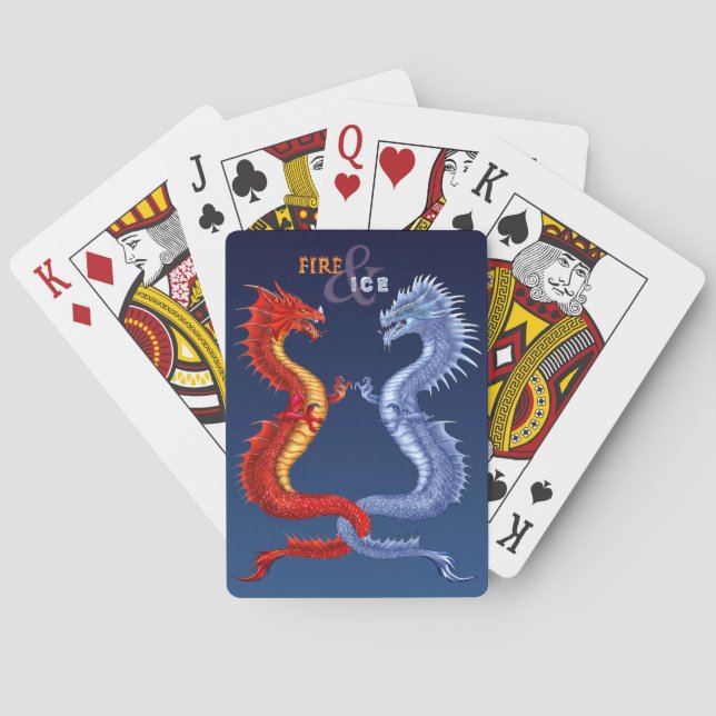 FEUER & EIS SPIELKARTEN (Rückseite)