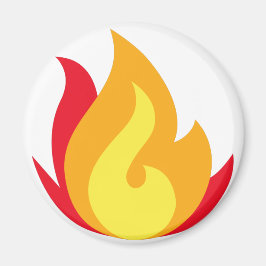 Feuer Emoji Magnet 